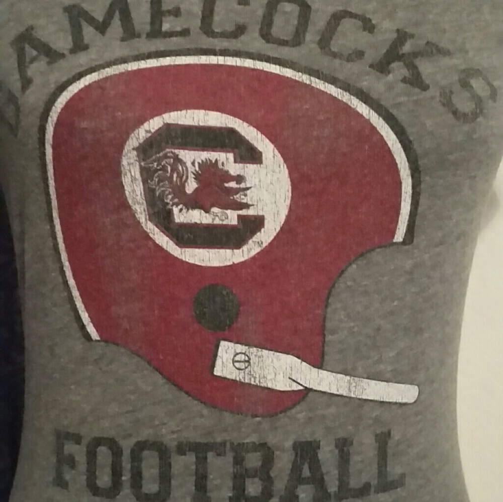 College Gamecocks shirt.